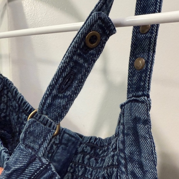 Anthropologie - Pilcro - Chambray Button-Front Bubble-Hem Top - Picture 10 of 12